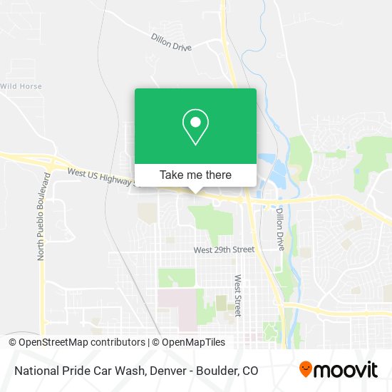 Mapa de National Pride Car Wash