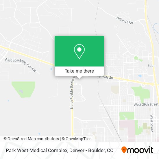 Park West Medical Complex map