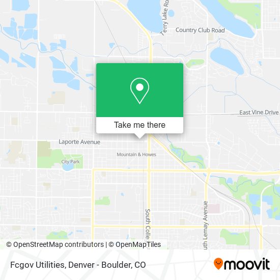 Fcgov Utilities map