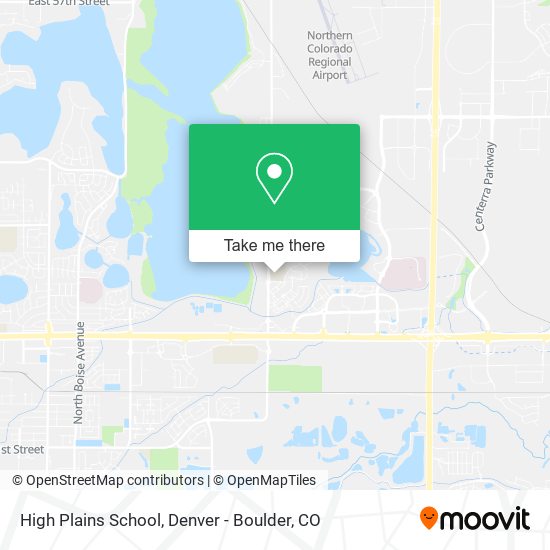 High Plains School map