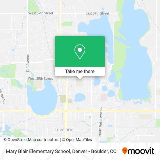 Mary Blair Elementary School map