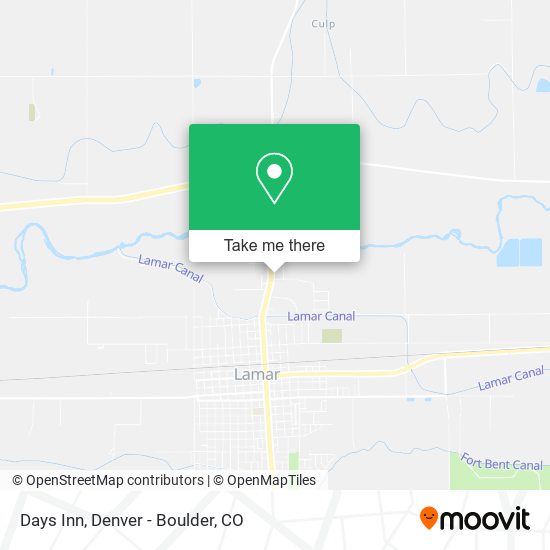 Days Inn map