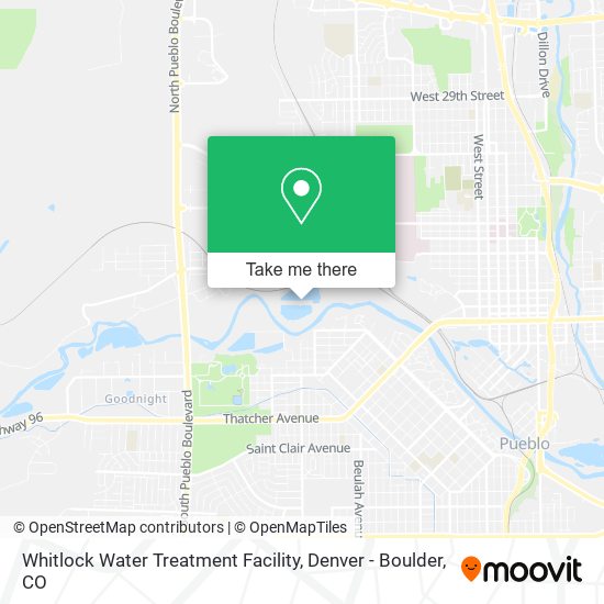 Mapa de Whitlock Water Treatment Facility