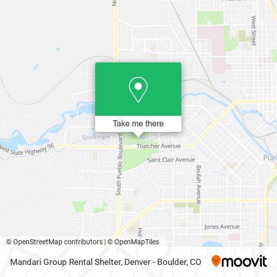 Mandari Group Rental Shelter map