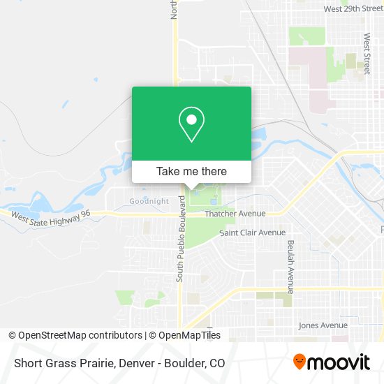 Short Grass Prairie map