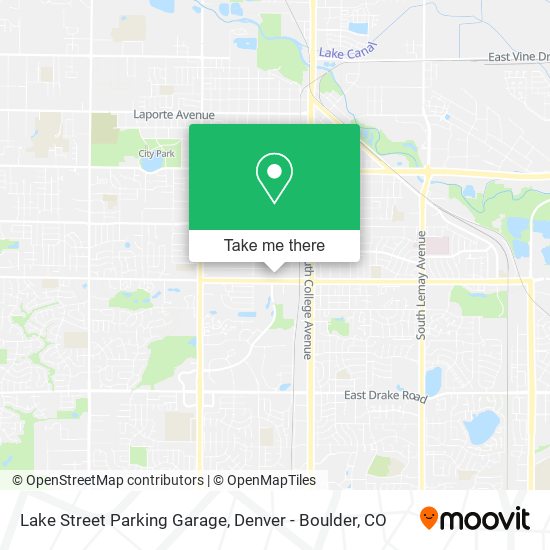 Mapa de Lake Street Parking Garage