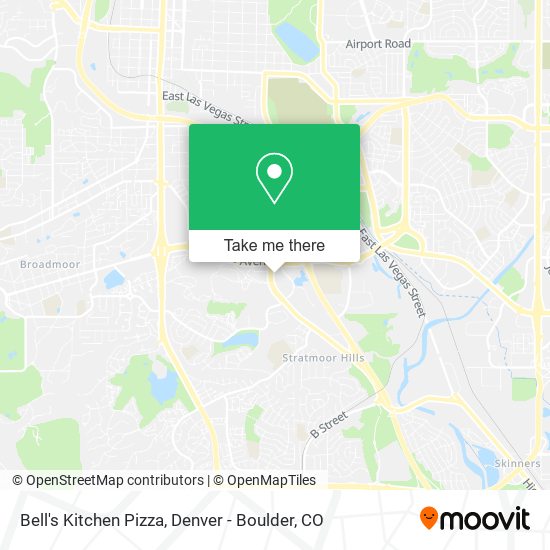 Mapa de Bell's Kitchen Pizza