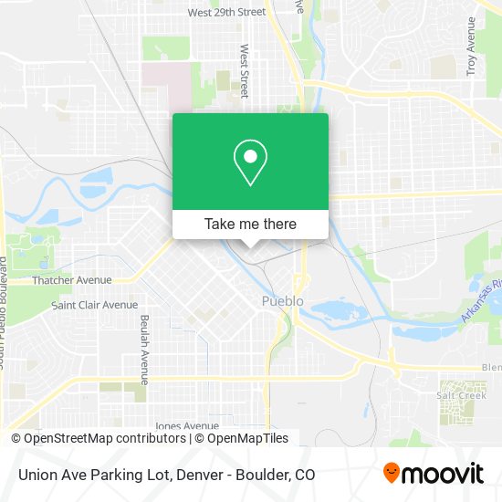 Mapa de Union Ave Parking Lot