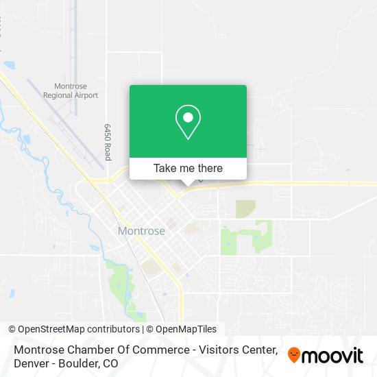 Mapa de Montrose Chamber Of Commerce - Visitors Center