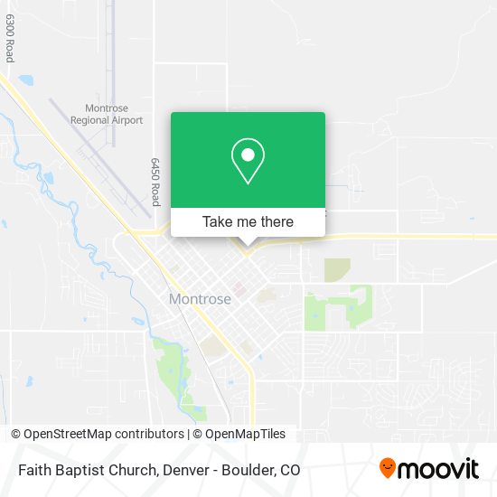 Faith Baptist Church map
