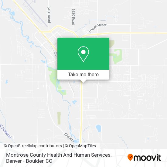 Mapa de Montrose County Health And Human Services