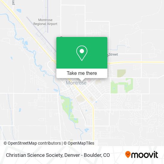 Christian Science Society map