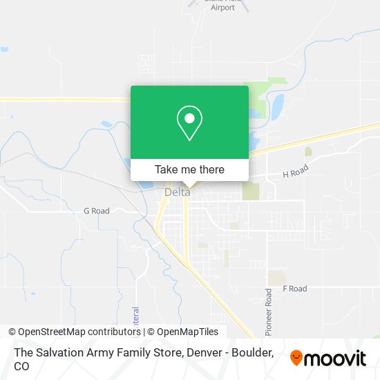 Mapa de The Salvation Army Family Store