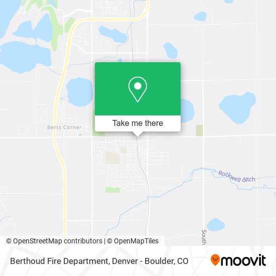 Berthoud Fire Department map