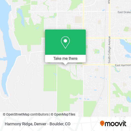 Harmony Ridge map