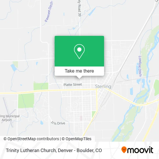 Trinity Lutheran Church map