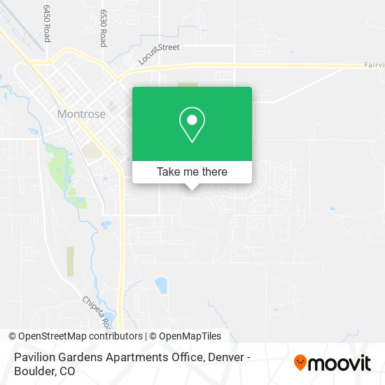 Mapa de Pavilion Gardens Apartments Office