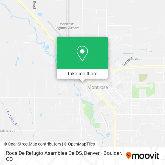 Roca De Refugio Asamblea De DS map