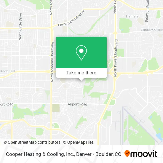 Cooper Heating & Cooling, Inc. map