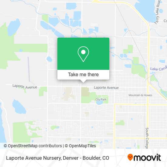Laporte Avenue Nursery map