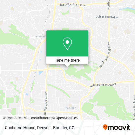 Cucharas House map