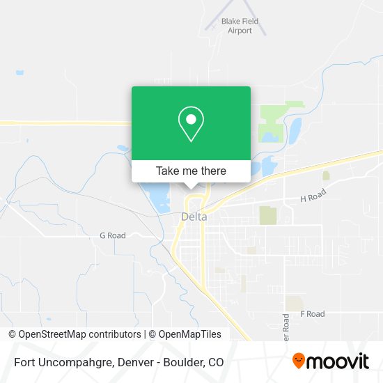Mapa de Fort Uncompahgre