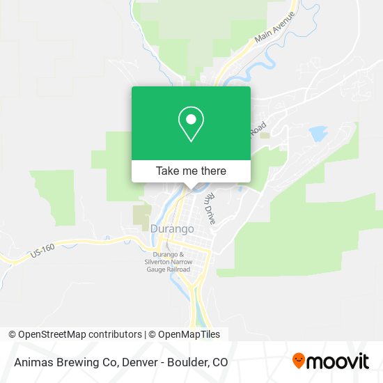 Mapa de Animas Brewing Co