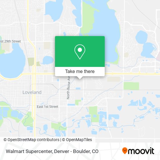 Mapa de Walmart Supercenter