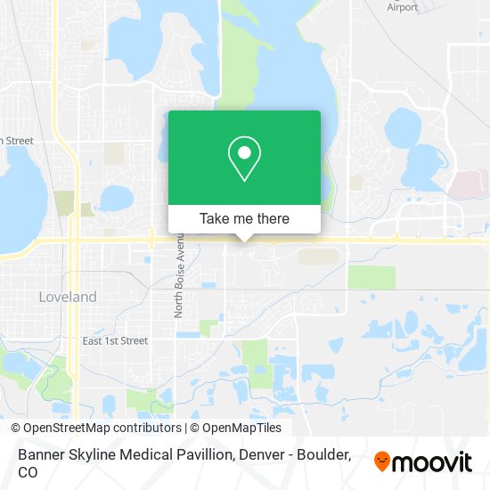 Mapa de Banner Skyline Medical Pavillion