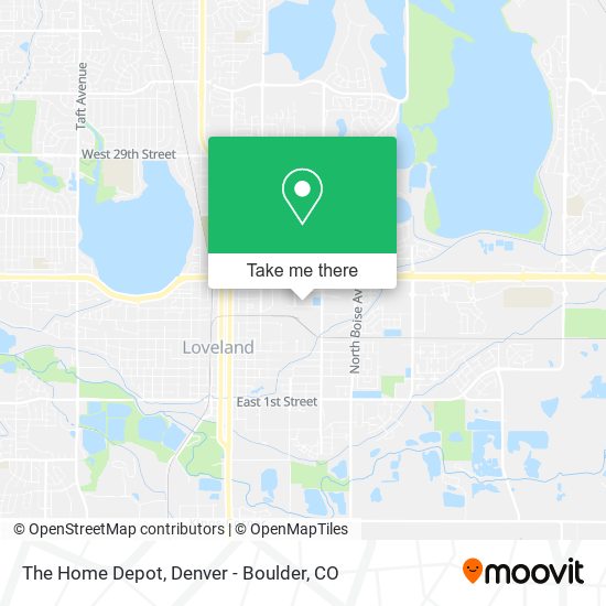 Mapa de The Home Depot