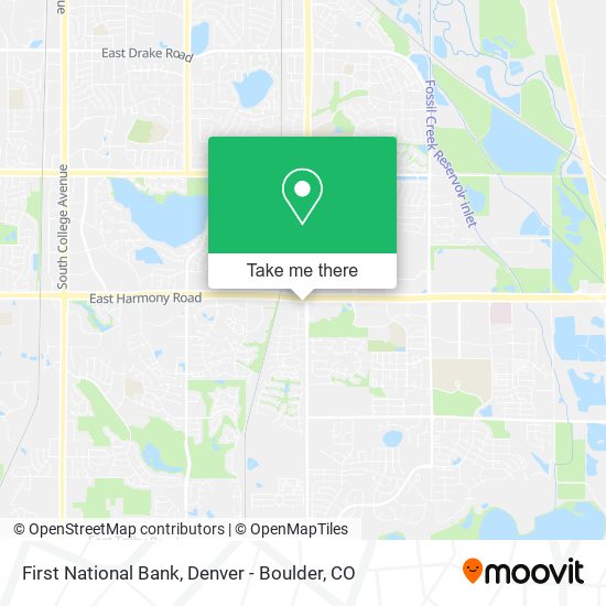 First National Bank map