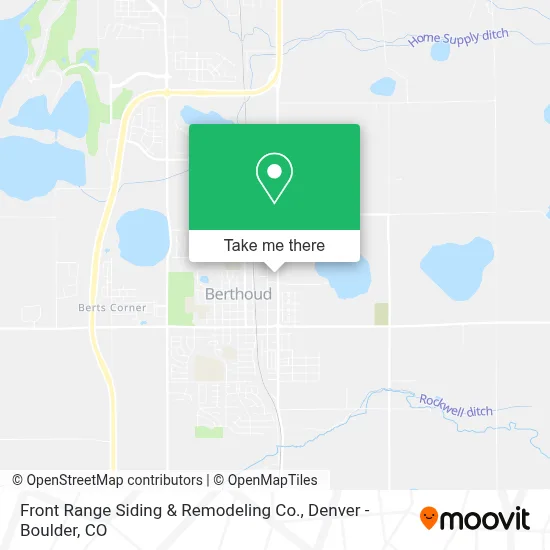 Front Range Siding & Remodeling Co. map