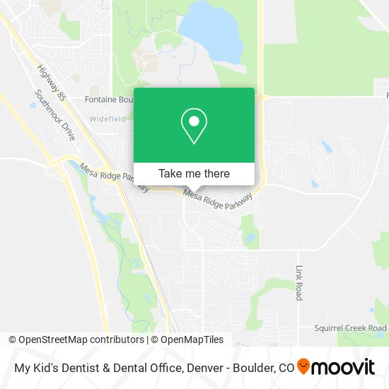 Mapa de My Kid's Dentist & Dental Office