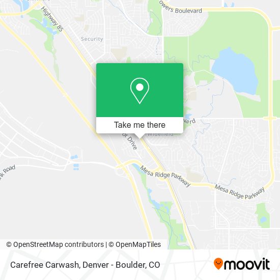 Carefree Carwash map