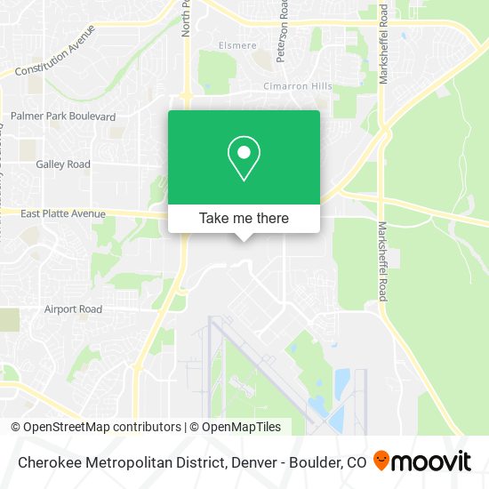 Mapa de Cherokee Metropolitan District
