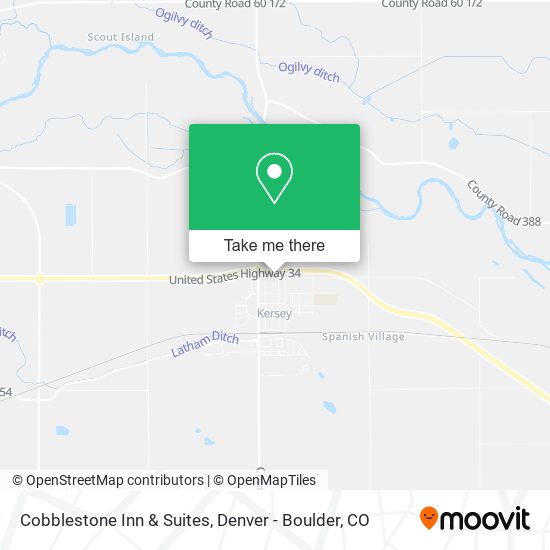 Cobblestone Inn & Suites map