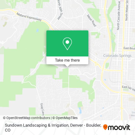 Mapa de Sundown Landscaping & Irrigation