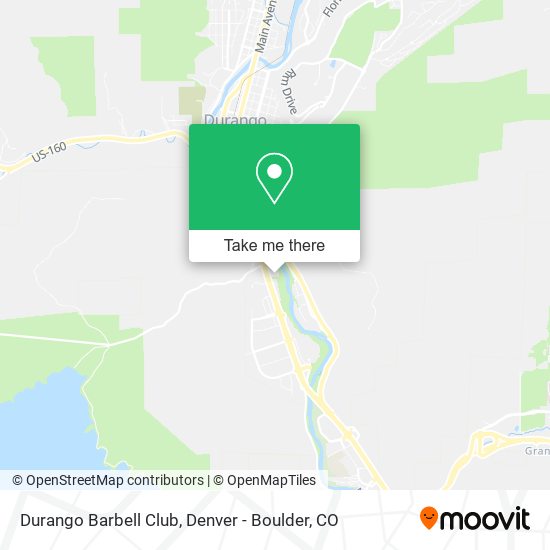 Durango Barbell Club map