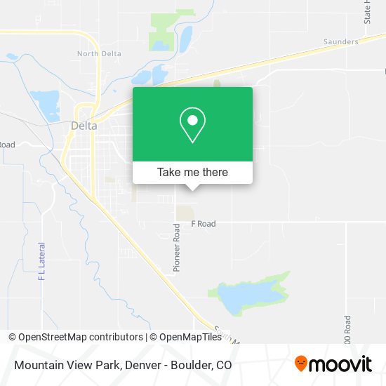 Mountain View Park map