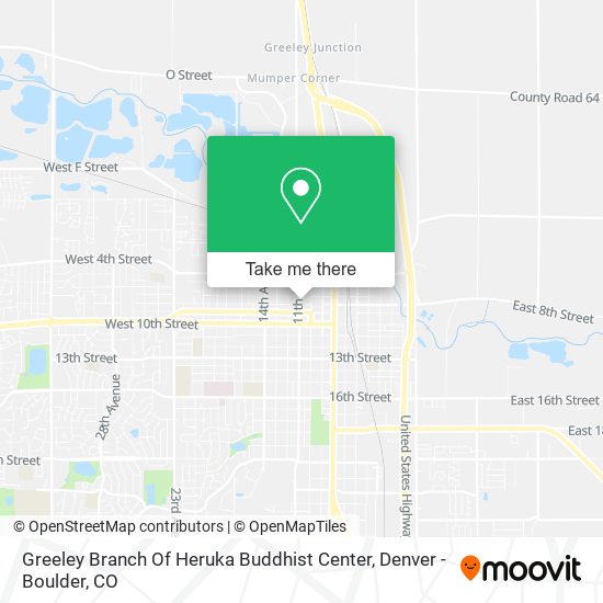 Mapa de Greeley Branch Of Heruka Buddhist Center