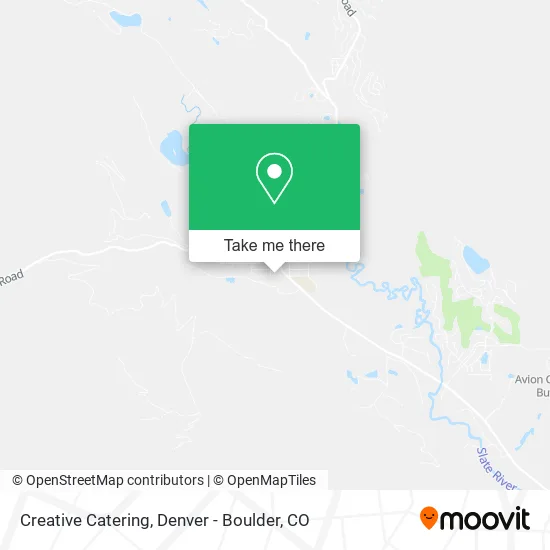 Creative Catering map