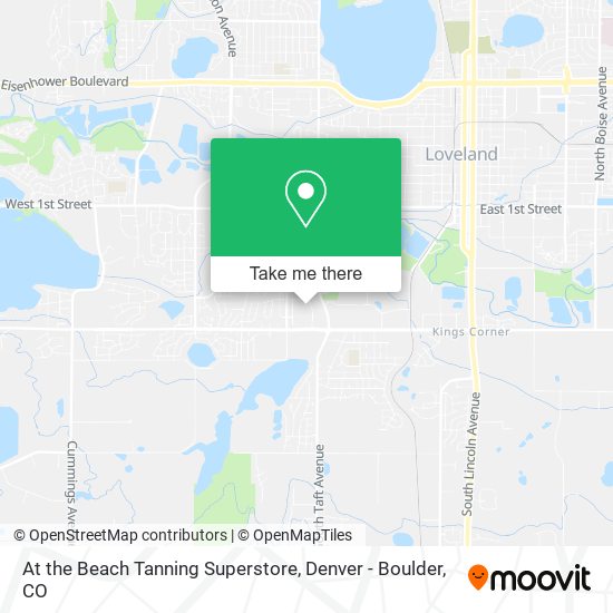 At the Beach Tanning Superstore map
