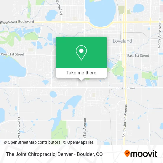 The Joint Chiropractic map