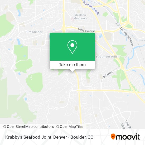 Mapa de Krabby's Seafood Joint