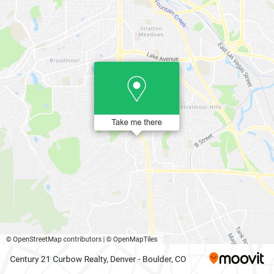Mapa de Century 21 Curbow Realty