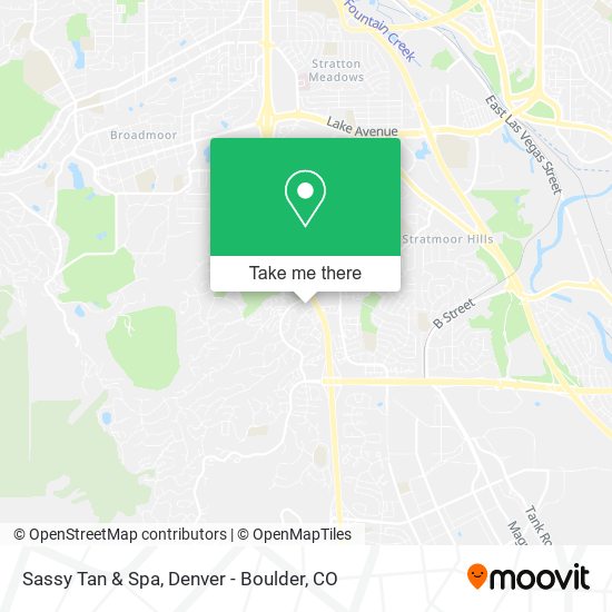Sassy Tan & Spa map