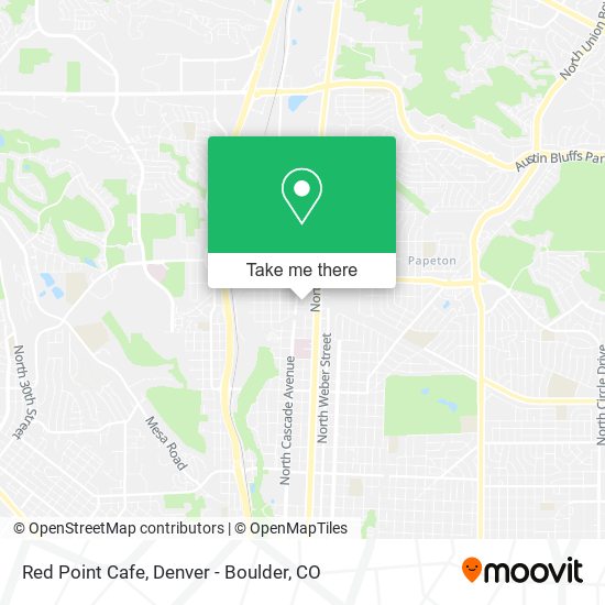 Red Point Cafe map