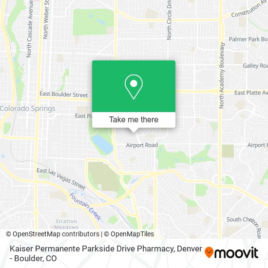 Kaiser Permanente Parkside Drive Pharmacy map