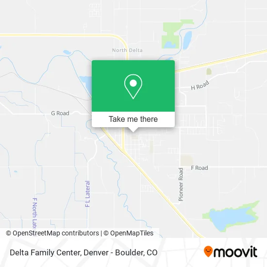 Delta Family Center map