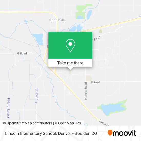 Mapa de Lincoln Elementary School